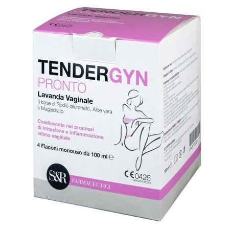 Tendergyn Pronto Lavanda vaginale per irritazioni bruciore prurito 4 x 100 ml Tendergyn Pronto Lavanda vaginale per irritazioni bruciore prurito 4 x 100 ml