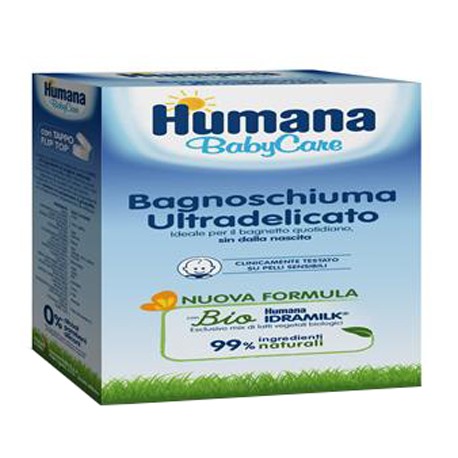 Humana BabyCare Bagnoschiuma Ultradelicato per bagnetto dei bambini 200 ml