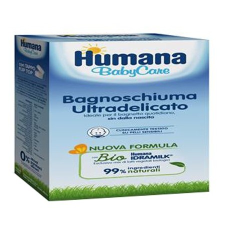 Humana BabyCare Bagnoschiuma Ultradelicato per bagnetto dei bambini 200 ml Humana BabyCare Bagnoschiuma Ultradelicato per bagnetto dei bambini 200 ml