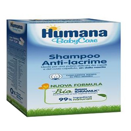 Humana BabyCare Shampoo Anti-lacrime per detersione dei capelli dei bambini 200 ml Humana BabyCare Shampoo Anti-lacrime per detersione dei capelli dei bambini 200 ml