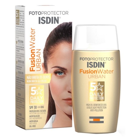 Isdin Fotoprotector Fusion Water Urban SPF30 protezione solare anti inquinamento 50 ml Isdin Fotoprotector Fusion Water Urban SPF30 protezione solare anti inquinamento 50 ml