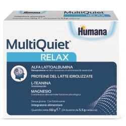 Humana MultiQuiet Relax Integratore per Rilassamento mentale 24 bustine