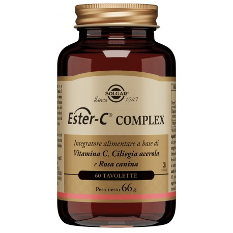 Solgar Ester C Complex 60 Tavolette - Integratore per le difese immunitarie