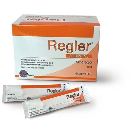 Regler Macrogol Integratore contro la stipsi 30 bustine Regler Macrogol Integratore contro la stipsi 30 bustine