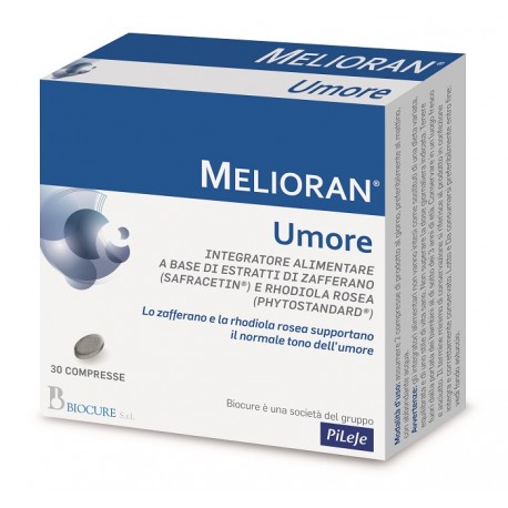 Biocure Melioran Umore integratore per tono dell'umore 30 compresse