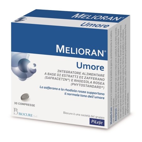 Biocure Melioran Umore integratore per tono dell'umore 30 compresse Biocure Melioran Umore integratore per tono dell'umore 30 compresse