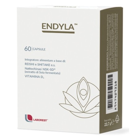 Uriach Endyla integratore a base di estratti secchi dei funghi reishi e shiitake 60 capsule Uriach Endyla integratore a base di estratti secchi dei funghi reishi e shiitake 60 capsule