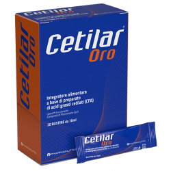 Pharmanutra Cetilar Oro integratore con acidi grassi cetilati CFA 20 stick da 10 ml