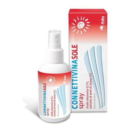 Connettivinasole Spray lenitivo scottature, eritemi solari e arrossamenti 50 ml