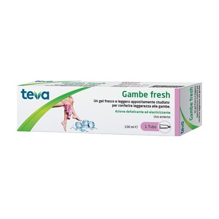 Teva Gambe Fresh Gel fresco e leggero defaticante elasticizzante gambe 100 ml Teva Gambe Fresh Gel fresco e leggero defaticante elasticizzante gambe 100 ml