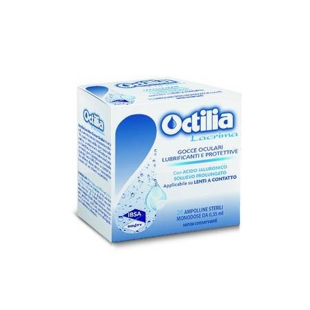 Octilia Lacrima Gocce oculari lubrificanti e protettive anche con lenti a contatto 20 flaconcini monodose Octilia Lacrima Gocce oculari lubrificanti e protettive anche con lenti a contatto 20 flaconcini monodose