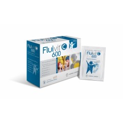 Fluivit C 600 integratore fluidificante per vie respiratorie 14 bustine