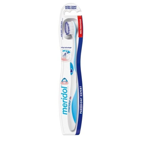 Meridol Parodont Expert Spazzolino con setole extra-morbide a tre punte 1 pezzo Meridol Parodont Expert Spazzolino con setole extra-morbide a tre punte 1 pezzo