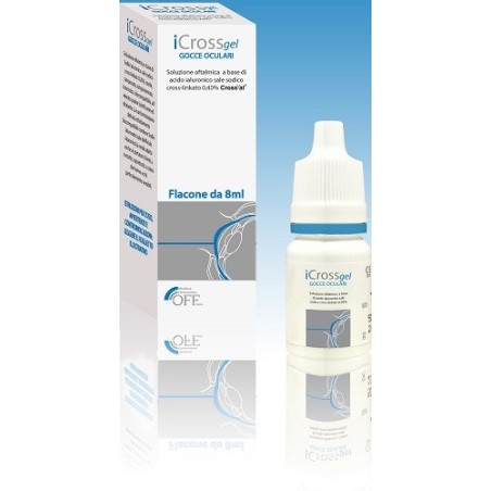 Offhealth Icross Gel Soluzione oftalmica lubrificante per discomfort oculare 8 ml