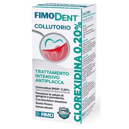 Fimodent Collutorio Clorexidina 0,20% per parodonto e gengive 200 ml Fimodent Collutorio Clorexidina 0,20% per parodonto e gengive 200 ml