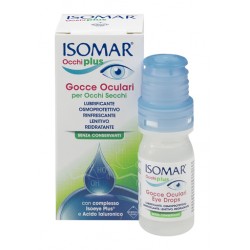 Isomar Occhi Plus gocce oculari per occhi secchi con acido ialuronico 0,25% 10 ml
