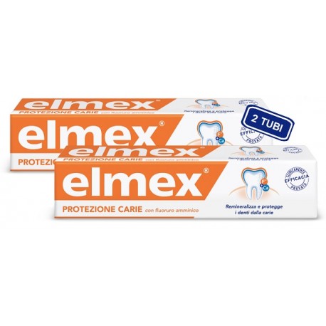 Elmex Protezione Carie dentifricio remineralizzante 2 X 75 ml
