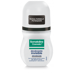 Somatoline Cosmetic Duo Deodorante invisibile anti macchia pelle sensibile roll on 50 ml + 50 ml
