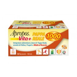 Apropos Vita+ Pappa Reale 1.000 mg integratore ricostituente 10 flaconcini