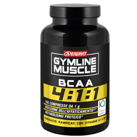 Enervit Gymline Muscle Bcaa 4:1:1 integratore per lo sport 180 compresse