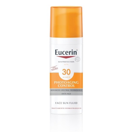 Eucerin Sun Protection SPF30 Photoaging Control trattamento fluido viso protettivo 50 ml Eucerin Sun Protection SPF30 Photoaging Control trattamento fluido viso protettivo 50 ml
