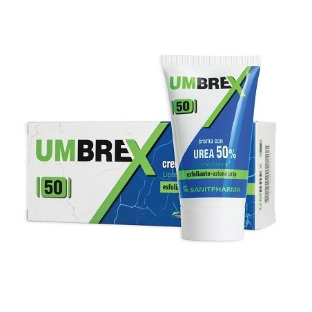 Umbrex 50 Crema con urea 50% esfoliante-azione urto per i piedi 50 ml Umbrex 50 Crema con urea 50% esfoliante-azione urto per i piedi 50 ml