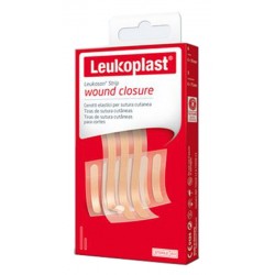 Leukoplast Leukosan Strip Cerotti autoadesivi per sutura di ferite minori 6 x 38 mm + 3 cerotti 7 x 75 mm
