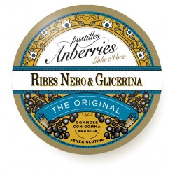 Anberries Classiche Ribes Nero & Glicerina Caramelle gommose senza glutine 55 g