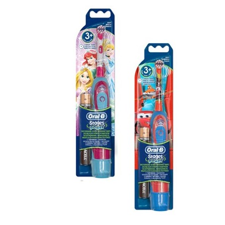 Oral B Advanced Power Spazzolino a batteria per bambini Cars o Principesse 1 pezzo Oral B Advanced Power Spazzolino a batteria per bambini Cars o Principesse 1 pezzo