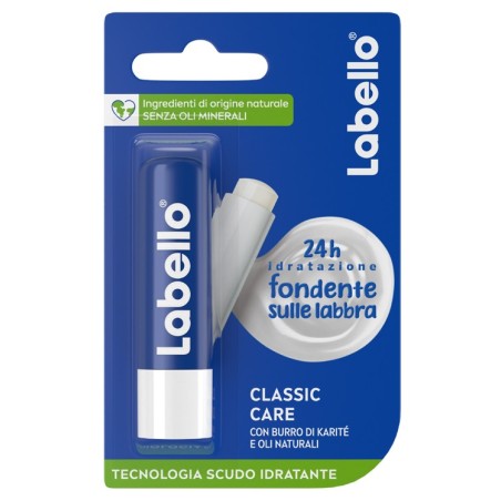 Labello Classic Care Stick 24H balsamo labbra idratazione fondente 5,5 ml Labello Classic Care Stick 24H balsamo labbra idratazione fondente 5,5 ml
