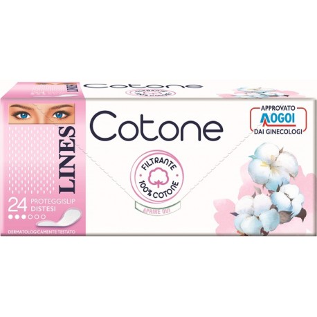 Lines Cotone Proteggislip Distesi 100% cotone filtrante traspirante 24 pezzi