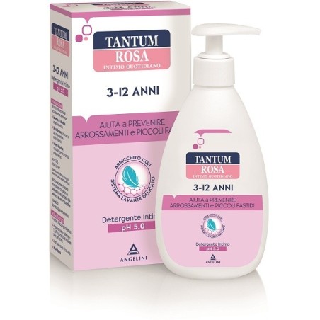Tantum Rosa 3-12 Anni Detergente intimo quotidiano prevenzione arrossamenti 200 ml Tantum Rosa 3-12 Anni Detergente intimo quotidiano prevenzione arrossamenti 200 ml
