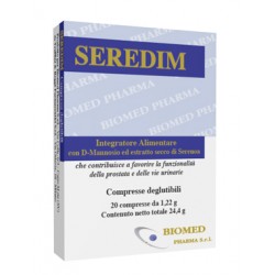 Biomed Pharma Seredim integratore per prostata e vie urinarie 20 compresse deglutibili