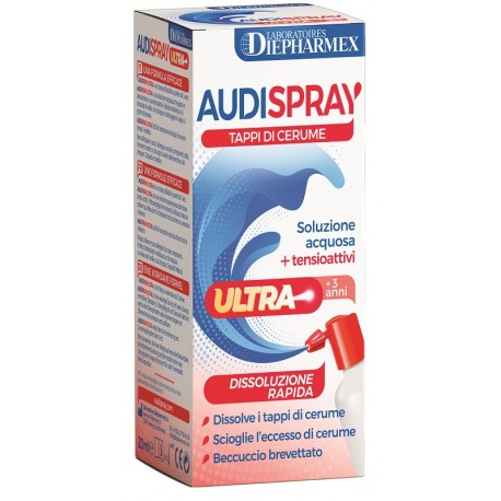 Audispray Ultra soluzione spray per eliminare i tappi di cerume 20 ml