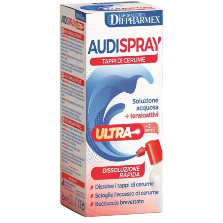 Audispray Ultra soluzione spray per eliminare i tappi di cerume 20 ml Audispray Ultra soluzione spray per eliminare i tappi di cerume 20 ml