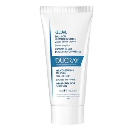 Ducray Kelual Emulsione cheratoriduttrice per viso e cuoio capelluto 50 ml