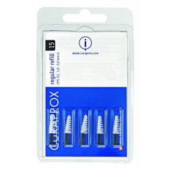 Curaprox Regular 15 Plus 5 scovolini per spazi interdentali + supporto