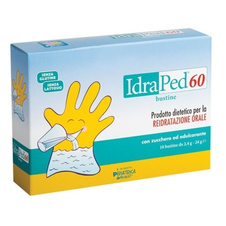 Pediatrica Specialist Idraped 60 integratore per la reidratazione orale dei bambini 10 bustine Pediatrica Specialist Idraped 60 integratore per la reidratazione orale dei bambini 10 bustine