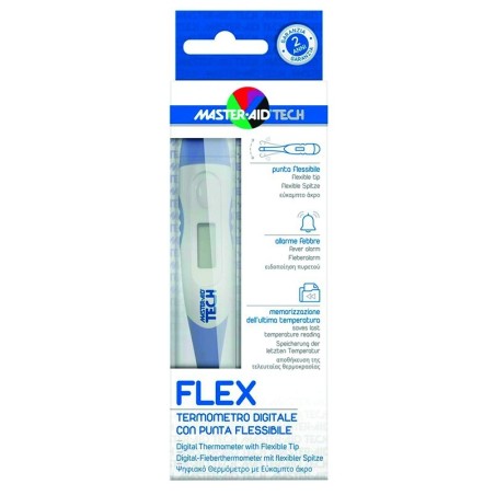 Master Aid Tech Flex Termometro digitale con punta flessibile 1 pezzo Master Aid Tech Flex Termometro digitale con punta flessibile 1 pezzo