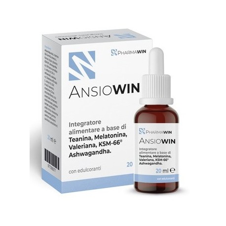 Pharmawin Ansiowin integratore per dormire bene gocce 20 ml