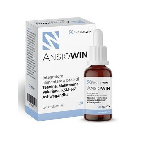 Pharmawin Ansiowin integratore per dormire bene gocce 20 ml Pharmawin Ansiowin integratore per dormire bene gocce 20 ml