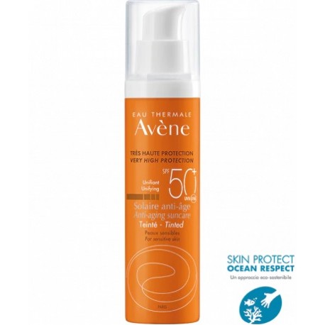 Avene Eau Thermale Trattamento Anti-età SPF50+ Trattamento solare colorato 50 ml