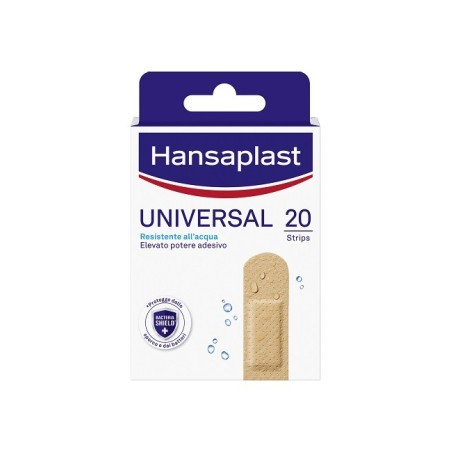 Hansaplast Universal Cerotti resistenti all'acqua 72 x 19 mm 20 pezzi Hansaplast Universal Cerotti resistenti all'acqua 72 x 19 mm 20 pezzi