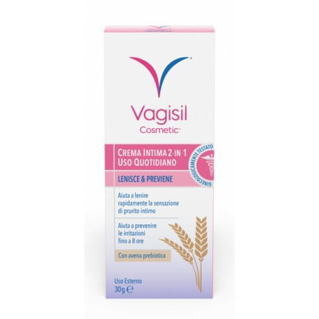 Vagisil Crema Intima 2 in 1 uso quotidiano lenitiva protettiva 30 g