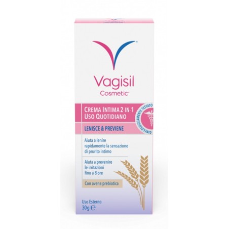 Vagisil Crema Intima 2 in 1 uso quotidiano lenitiva protettiva 30 g Vagisil Crema Intima 2 in 1 uso quotidiano lenitiva protettiva 30 g
