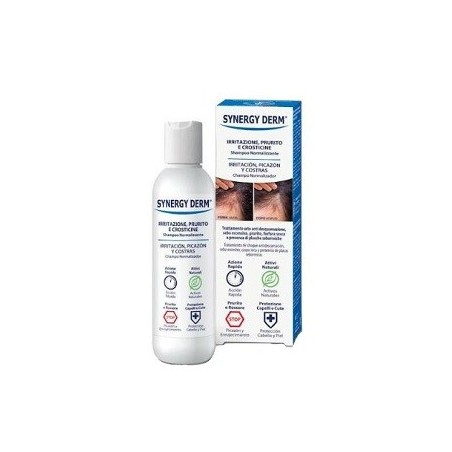 Synergy Derm Shampoo multiattivo lenitivo da irritazione, prurito e crosticine 200 ml Synergy Derm Shampoo multiattivo lenitivo da irritazione, prurito e crosticine 200 ml