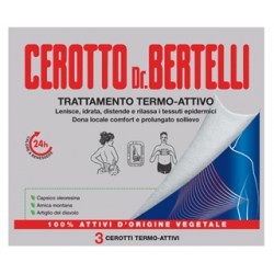 Kelemata Dr Bertelli Cerotto termo-attivo per dolore localizzato 3 pezzi riutilizzabili