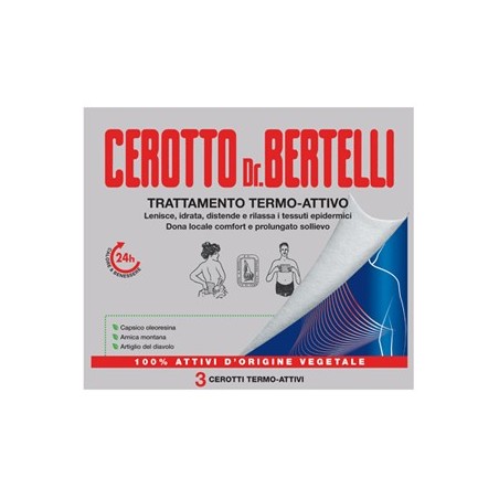 Kelemata Dr Bertelli Cerotto termo-attivo per dolore localizzato 3 pezzi riutilizzabili Kelemata Dr Bertelli Cerotto termo-attivo per dolore localizzato 3 pezzi riutilizzabili