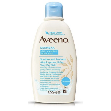 Aveeno Dermexa Bagno Doccia emolliente pelli a tendenza atopica e molto secche 300 ml Aveeno Dermexa Bagno Doccia emolliente pelli a tendenza atopica e molto secche 300 ml