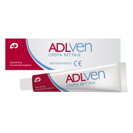 Adlven Crema Rettale effetto barriera per riepitelizzazione e emorroidi 30 g